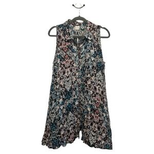 NWT XL Cupio Multicolor Floral Sleeveless Dress